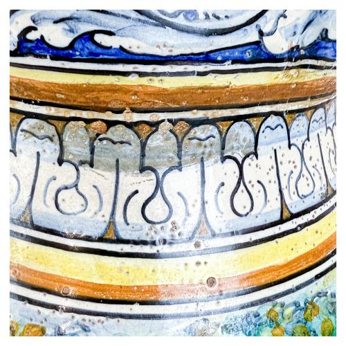 GRAN JARRA DE CERÁMICA DE TALAVERA DE MEDIADOS DE SIGLO XX