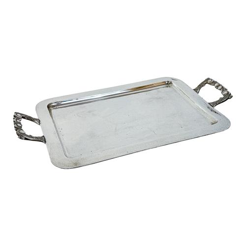 BANDEJA DE PLATA DE MEDIADOS DE SIGLO XX
