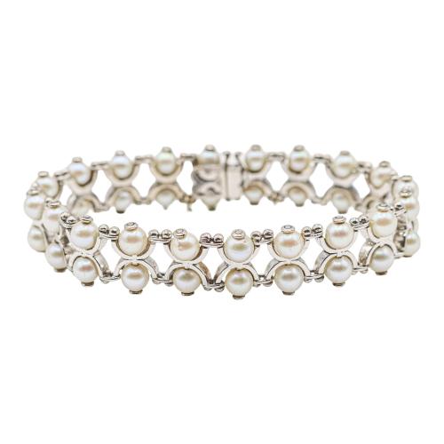 PULSERA DE PERLAS AÑOS 70
