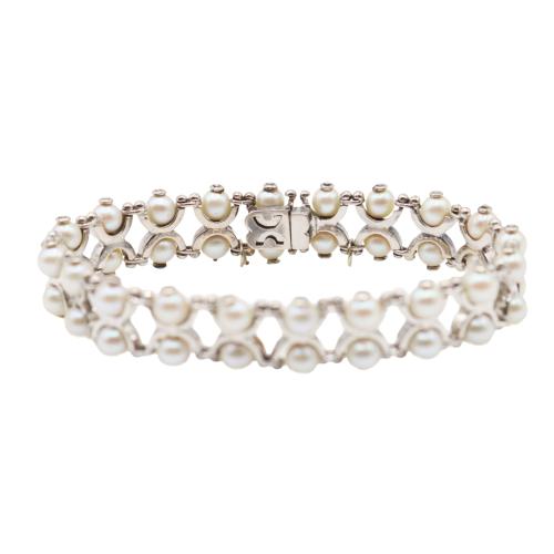PULSERA DE PERLAS AÑOS 70