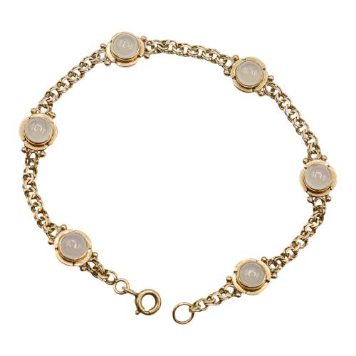 PULSERA CON PIEDRA LUNA
