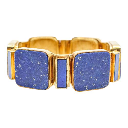 PULSERA CON LAPISLÁZULI DE ORIOL, AÑOS 70