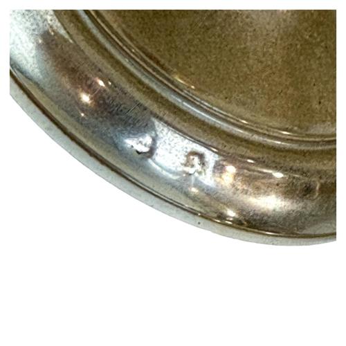 TARRO CON TAPA DE  PLATA DE LOS AÑOS 70