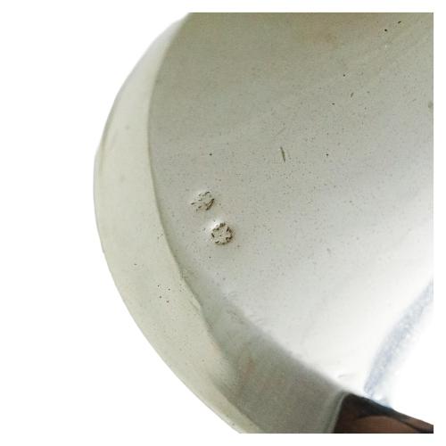 JARRÓN Y RECIPIENTE DECORATIVO EN PLATA DE LOS AÑOS 70