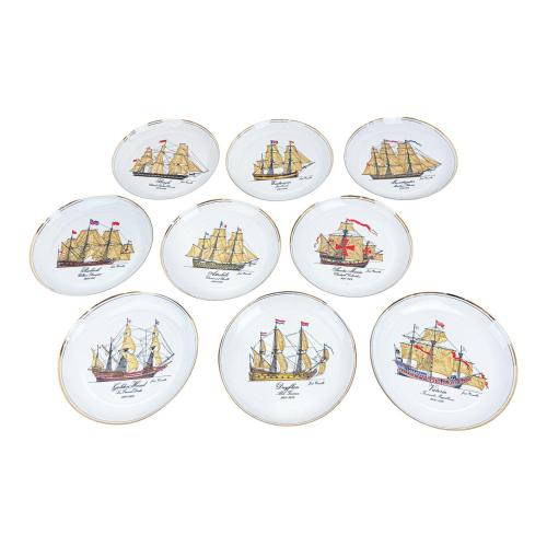 COLECCIÓN DE 9 PLATOS DE PORCELANA BIDASOA