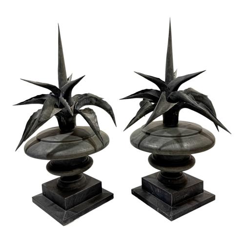 PAREJA DE GRANDES COPAS JARDINERAS 