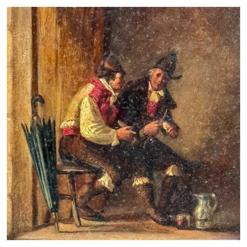 PAREJA DE ANÓNIMOS DE ESCUELA CENTROEUROPEA DE PPS. S.XIX