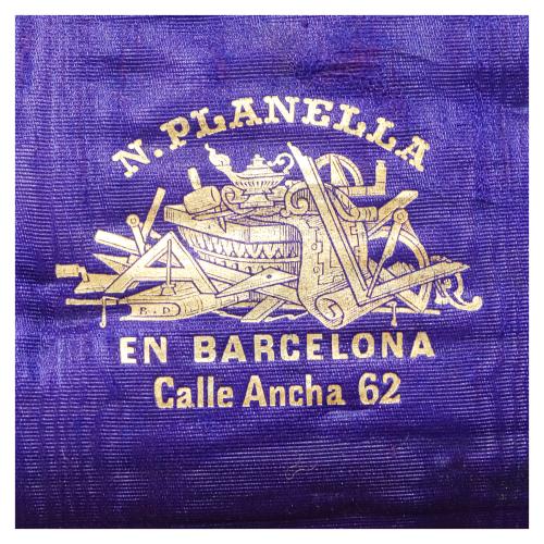 CAJA DE COMPASES INGLESA DE FINALES DE SIGLO XIX