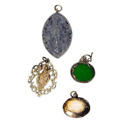 CONJUNTO DE MEDALLAS RELIGIOSAS S.XVIII-XIX