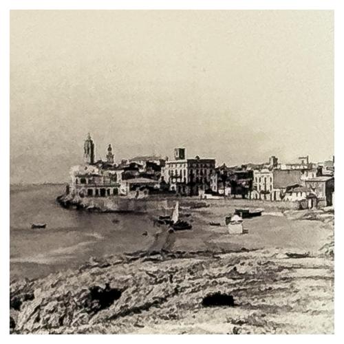 FOTO DE LA PLAYA DE SANT SEBASTIÀ DE SITGES