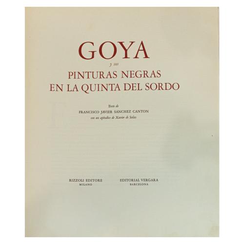 GOYA Y SUS PINTURAS NEGRAS EN LA QUINTA DEL SORDO
