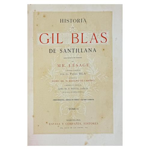 HISTORIA DE GIL BLAS DE SANTILLANA