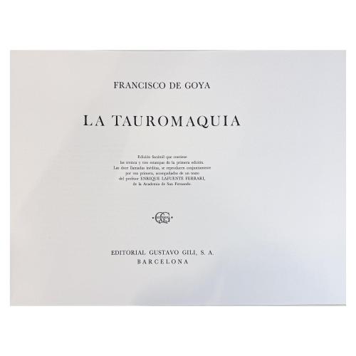 LA TAUROMAQUIA DE GOYA