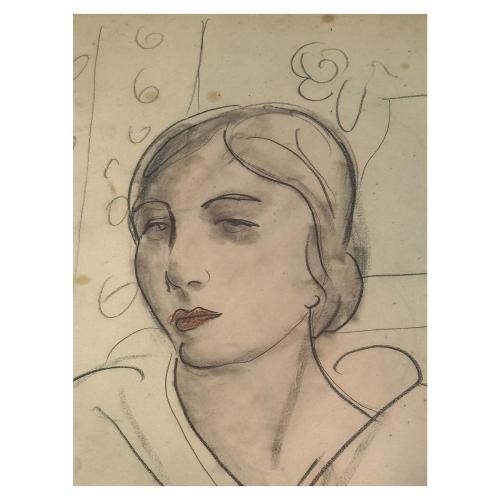 DOS DIBUJOS ANÓNIMOS DE LOS AÑOS 20