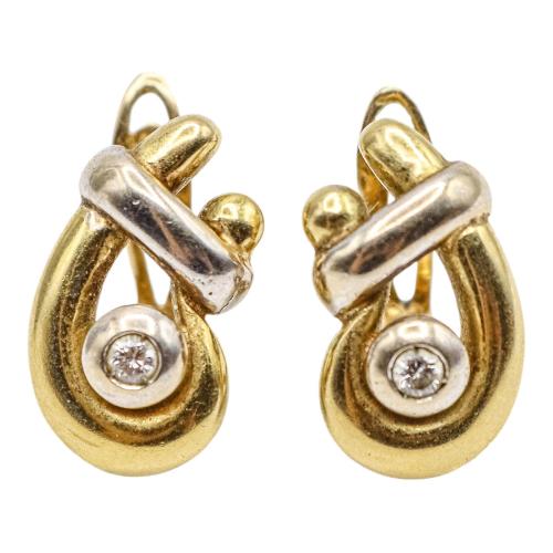PENDIENTES CON BRILLANTES