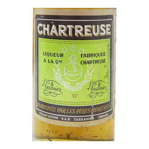 BOTELLA DE CHARTREUSE ETIQUETA VERDE