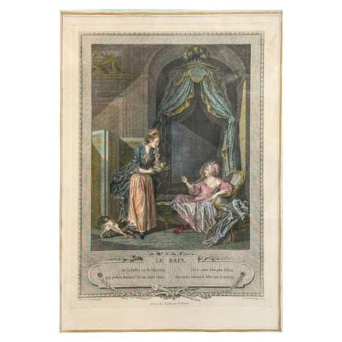 COLECCIÓN DE CINCO LITOGRABADOS FRANCESES DEL S. XIX