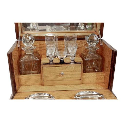 CAJA LICORERA INGLESA DE FINALES DEL S.XIX