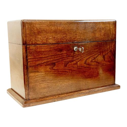 CAJA LICORERA INGLESA DE FINALES DEL S.XIX