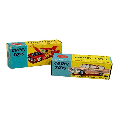 DOS COCHES GORGI TOYS DE MEDIADOS S.XX