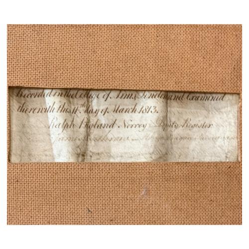 PATENTE DE HERÁLDICA INGLESA 1813