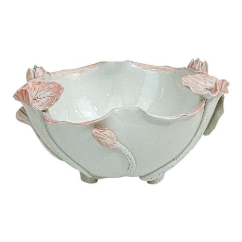 CENTRO DE MESA EN PORCELANA CHINA DE MEDIADOS DEL S.XX