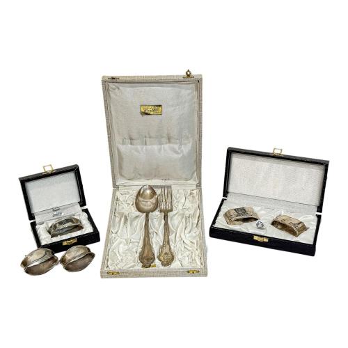 LOTE DE PIEZAS EN PLATA 