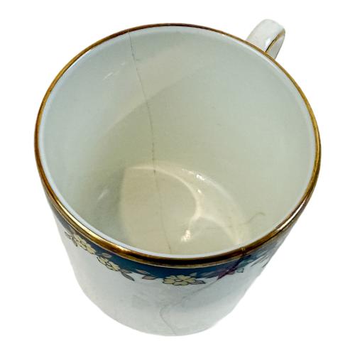 JUEGO DE CAFÉ INGLÉS EN PORCELANA DE MEDIADOS DEL S.XX
