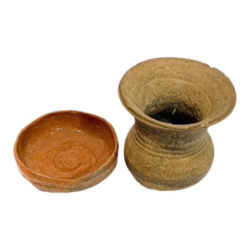 PEQUEÑA JARRA Y BOL  DE CERÁMICA COREANA