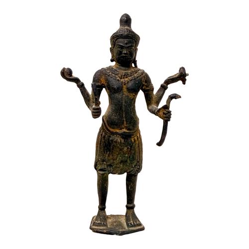 FIGURA INDIA EN BRONCE S.XIX