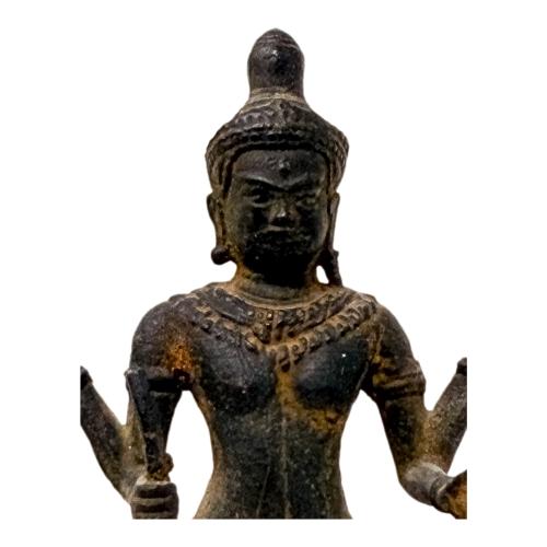 FIGURA INDIA EN BRONCE S.XIX