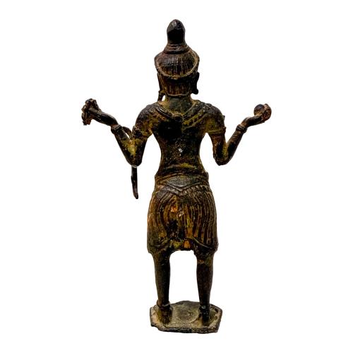 FIGURA INDIA EN BRONCE S.XIX