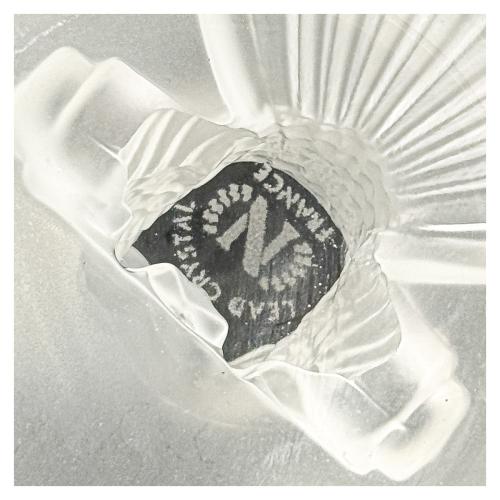 SEIS COPAS COGNAC CRISTAL MEDIADOS SIGLO XX