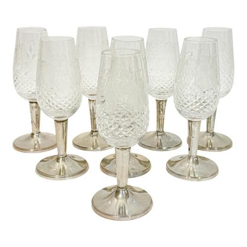 CONJUNTO DE COPAS DE JEREZ MEDIADOS S.XX