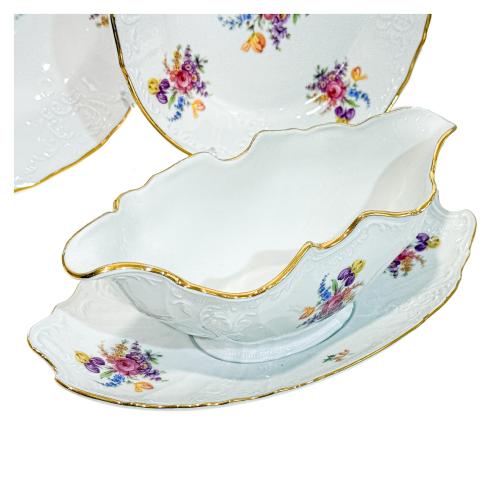 VAJILLA EN PORCELANA DE LA SEGUNDA MITAD DEL S.XX