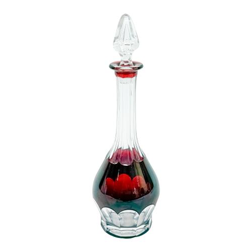BOTELLA LICORERA Y DOS COPAS, DE MEDIADOS S.XX