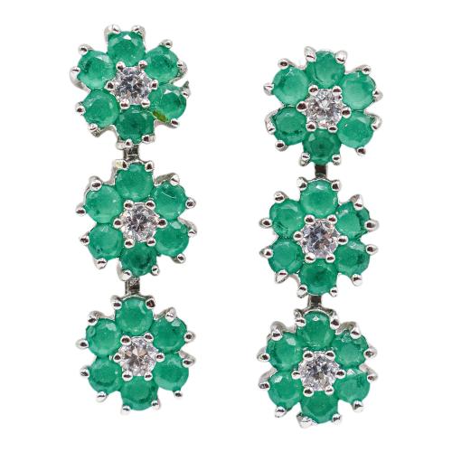 PENDIENTES LARGOS CON CIRCONITAS