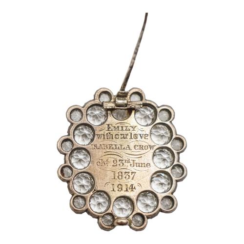 BROCHE INGLÉS MEMENTO MORI, DE PPS. DEL S.XX