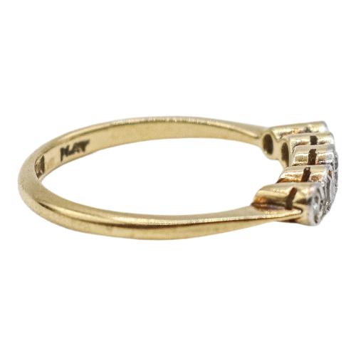 SORTIJA CINQUILLO CON DIAMANTES DE LOS AÑOS 30