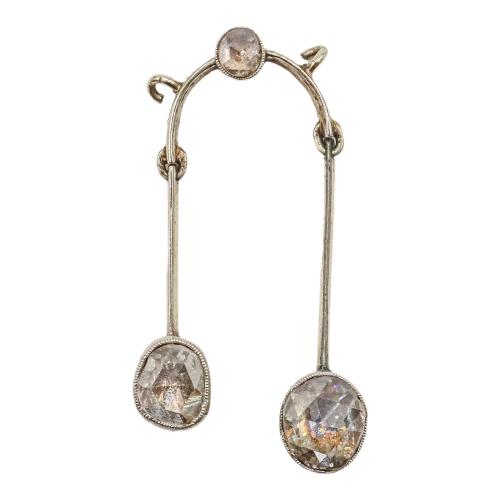 COLGANTE INGLÉS CON DIAMANTES, AÑOS 20