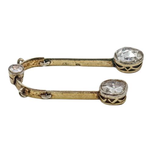 COLGANTE INGLÉS CON DIAMANTES, AÑOS 20