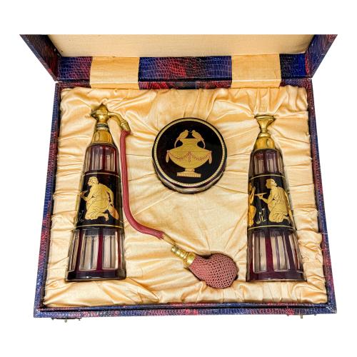 JUEGO PERFUMERO DEL PRIMER TERCIO DEL S.XX