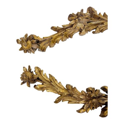 PAREJA DE APLICACIONES DECORATIVAS DEL S.XVIII-XIX