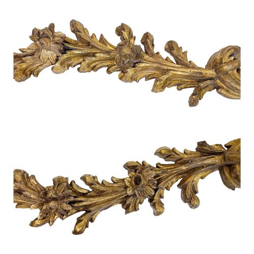 PAREJA DE APLICACIONES DECORATIVAS DEL S.XVIII-XIX