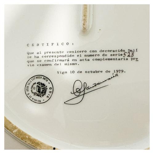 PLATO EN PORCELANA SALVADOR DALÍ