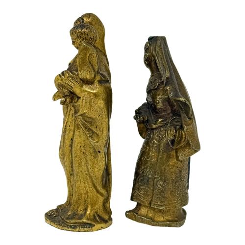 DOS DE FIGURAS EN BRONCE DE MEDIADOS S.XX