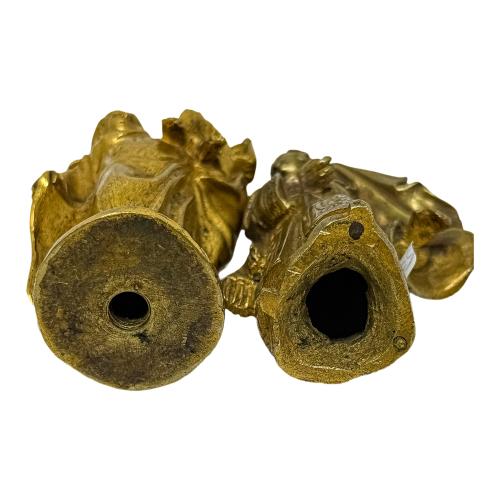 DOS DE FIGURAS EN BRONCE DE MEDIADOS S.XX