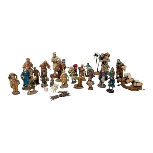 FIGURAS DE PESEBRE DE MEDIADOS DE SIGLO XX