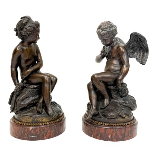 PAREJA DE FIGURAS DEL S.XIX