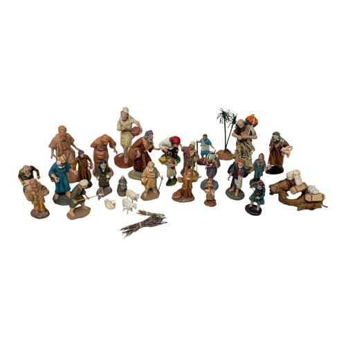 FIGURAS DE PESEBRE DE MEDIADOS DE SIGLO XX